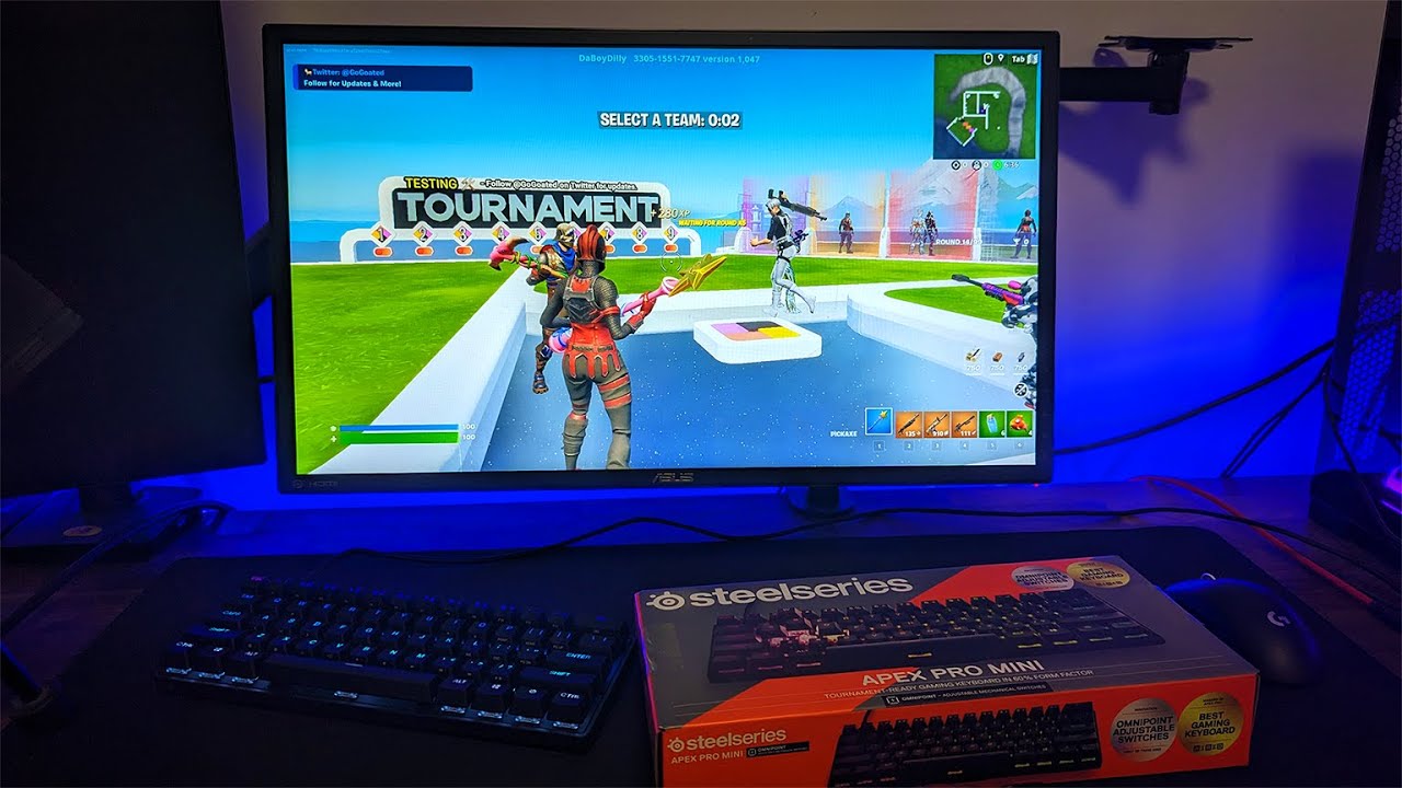 Unboxing the SteelSeries Apex Pro Mini + Fortnite ASMR Gameplay