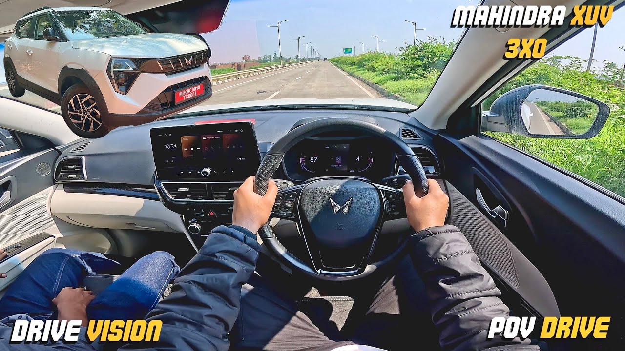 MAHINDRA XUV 3XO : POV DRIVE | The Best Compact SUV Drive | #mahindra #xuv3xo #povdrive #asmr 