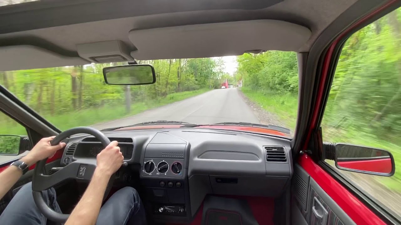 Peugeot 205 Color Line from 1995 1.1l - Drive POV