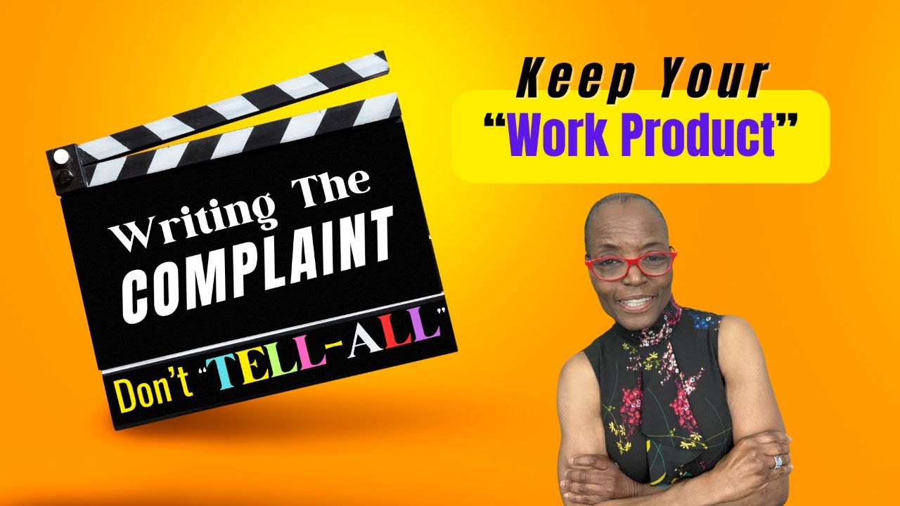 Keep The Complaint Factual. No Arguments.