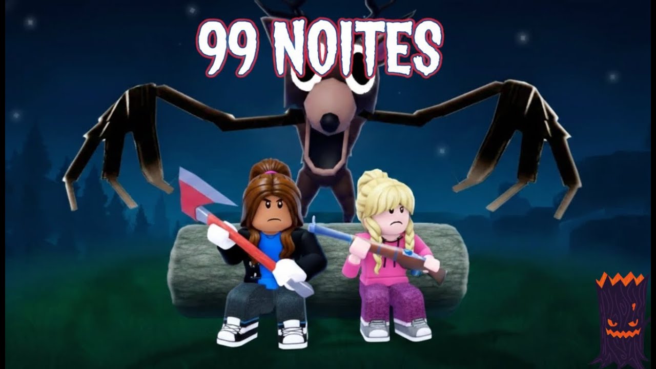 SOBREVIVEMOS? 😱 Jogando 99 Noites no Roblox!