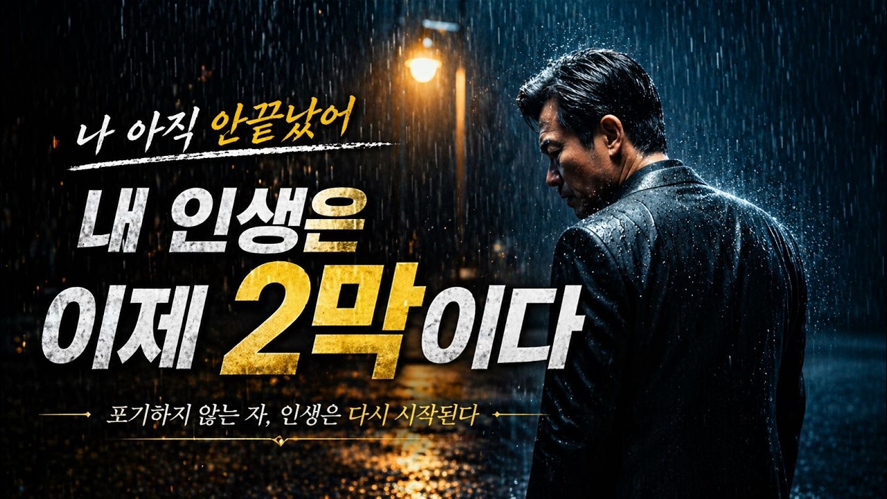 아직 안 끝났다 | 내 인생은 지금부터다 (신나는 인생 트로트)
