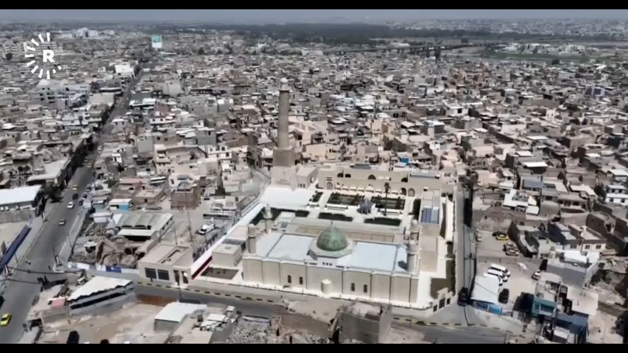 السوداني يفتتح جامع النوري والمئذنة الحدباء وسط مدينة الموصل بعد إعادة إعمارها