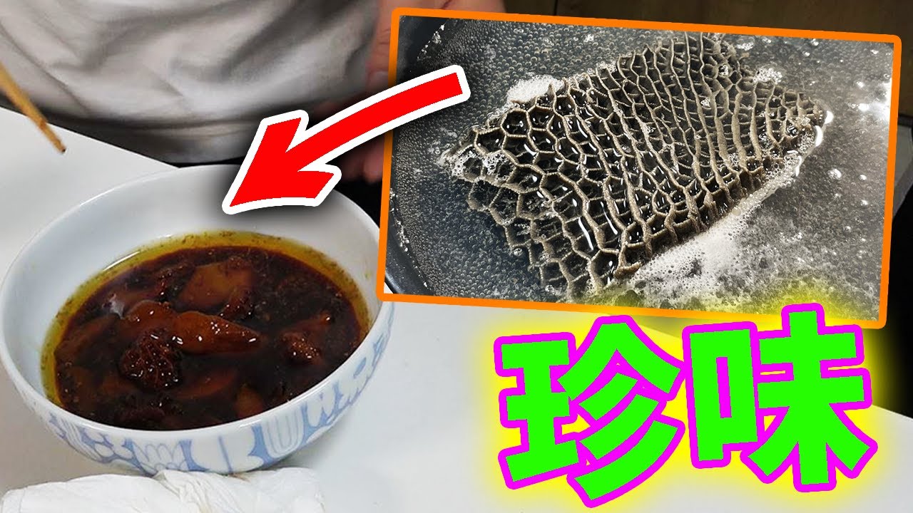珍味ハチノスを食べてみる！！