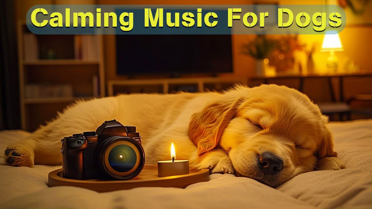 12 Hours Of Dog Healing Music 🎵 Calming Music For Dogs 🐶🎧 Anti Separation Anxiety Relief for Sleep 💤
