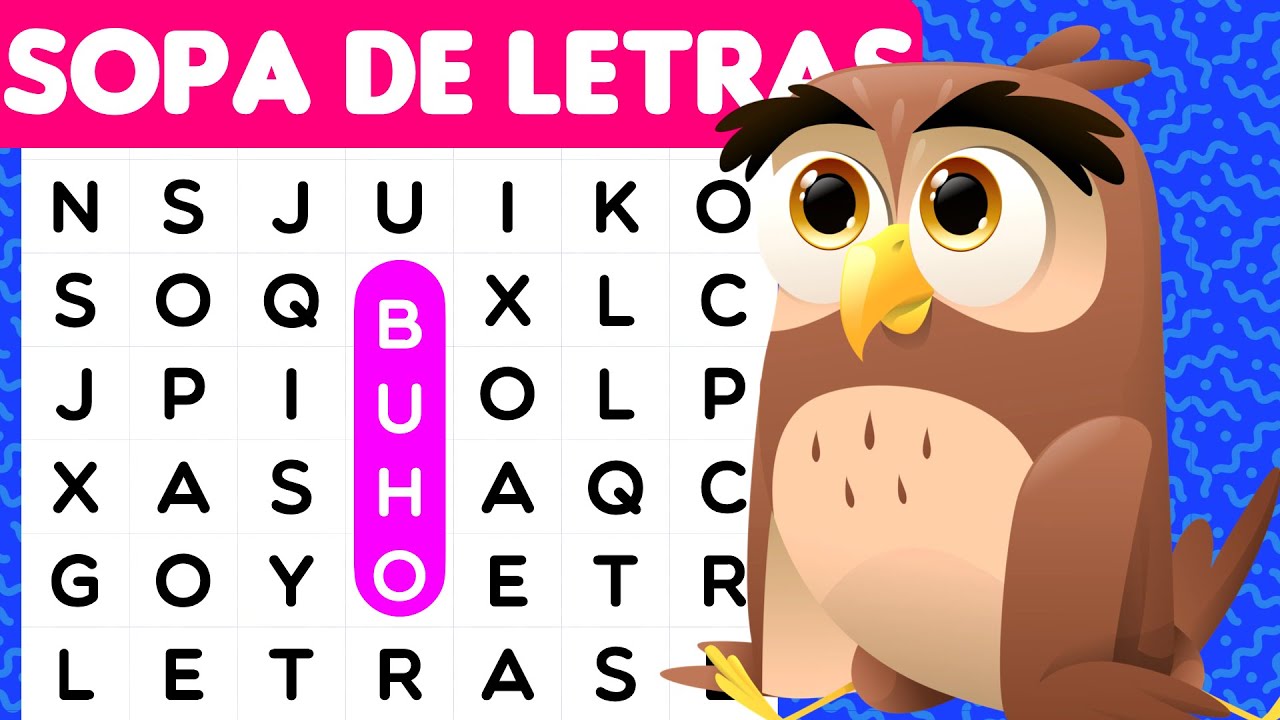 Sopa de Letras 2 🔍 Encuentra el Nombre en la SOPA de LETRAS💡Juegos VISUALES