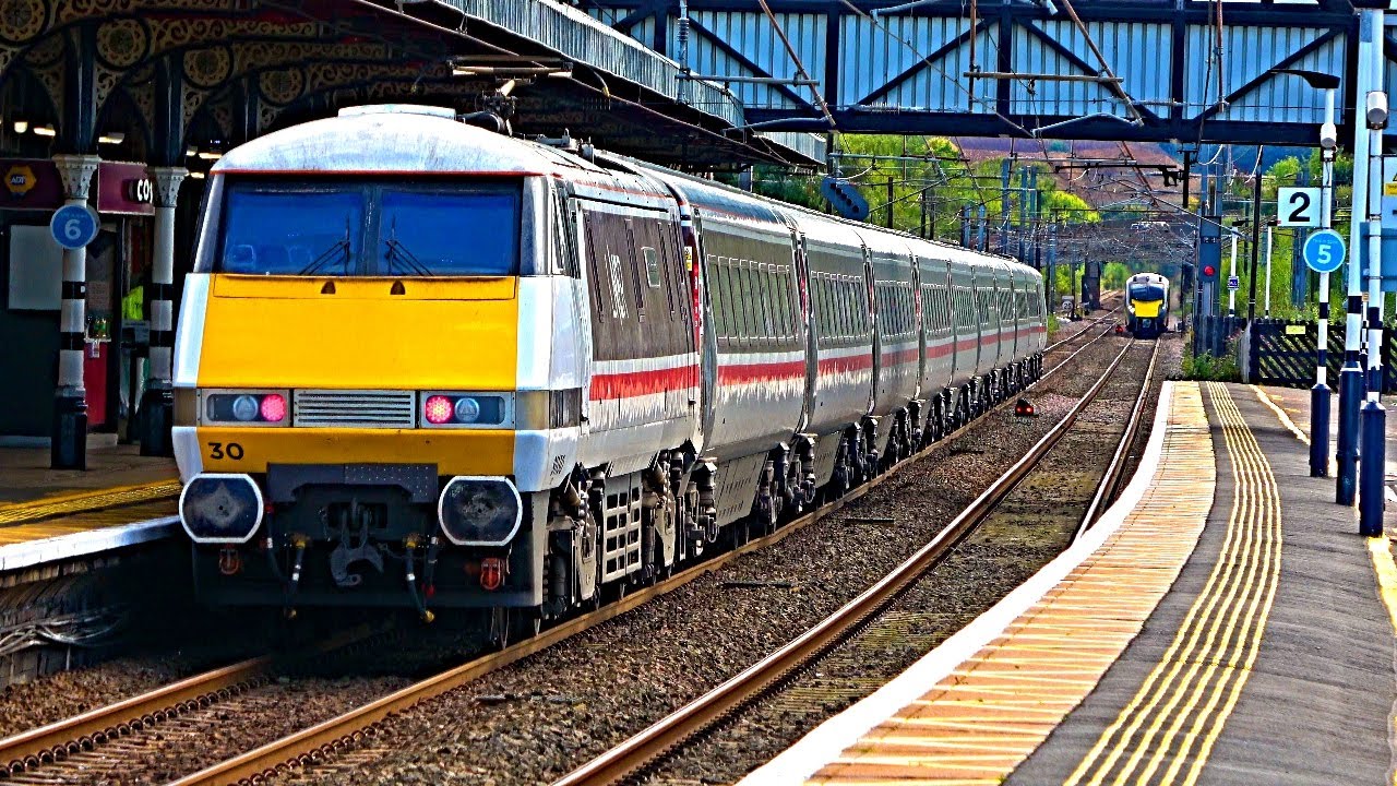 Trains at Grantham Station, ECML - 11/09/24