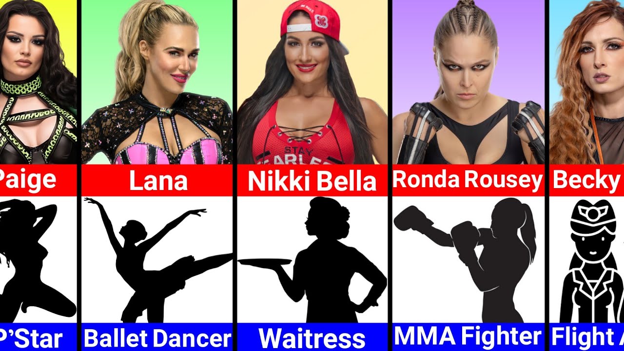 WWE Female Wrestlers First Job Before Wrestling