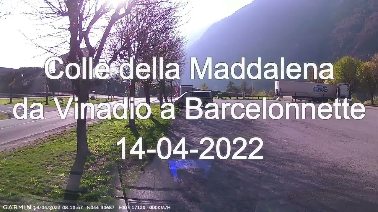 Colle della Maddalena da Vinadio a Barcelonnette 14-04-2022