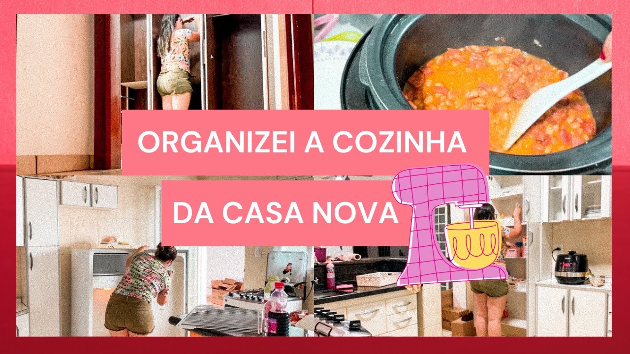 ORGANIZAÇÃO DA COZINHA DA CASA NOVA | Casinha Arrumada