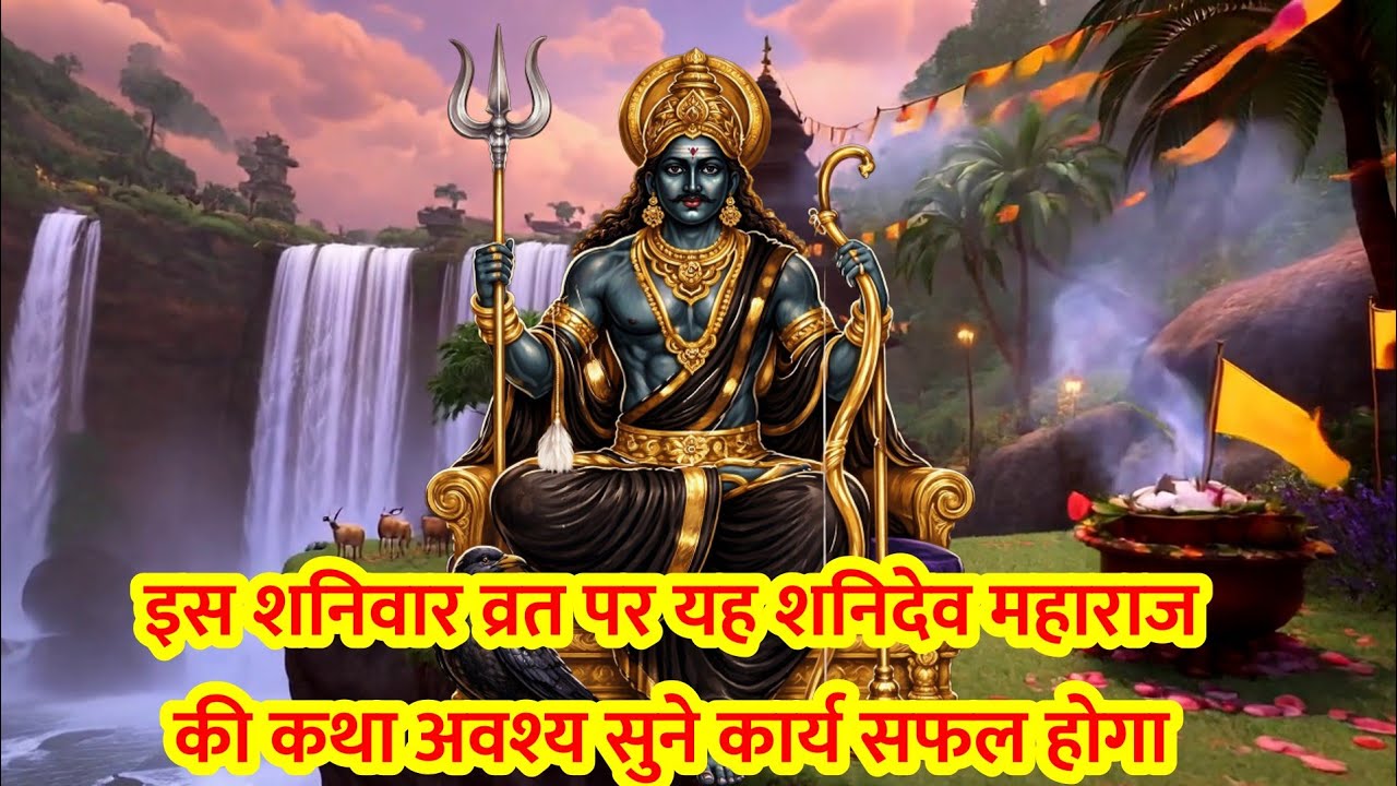 शनिवार व्रत कथा। Shaniwar shanidev vrat katha। शनिदेव महाराज की कहानी l Shanide vrat katha 2025