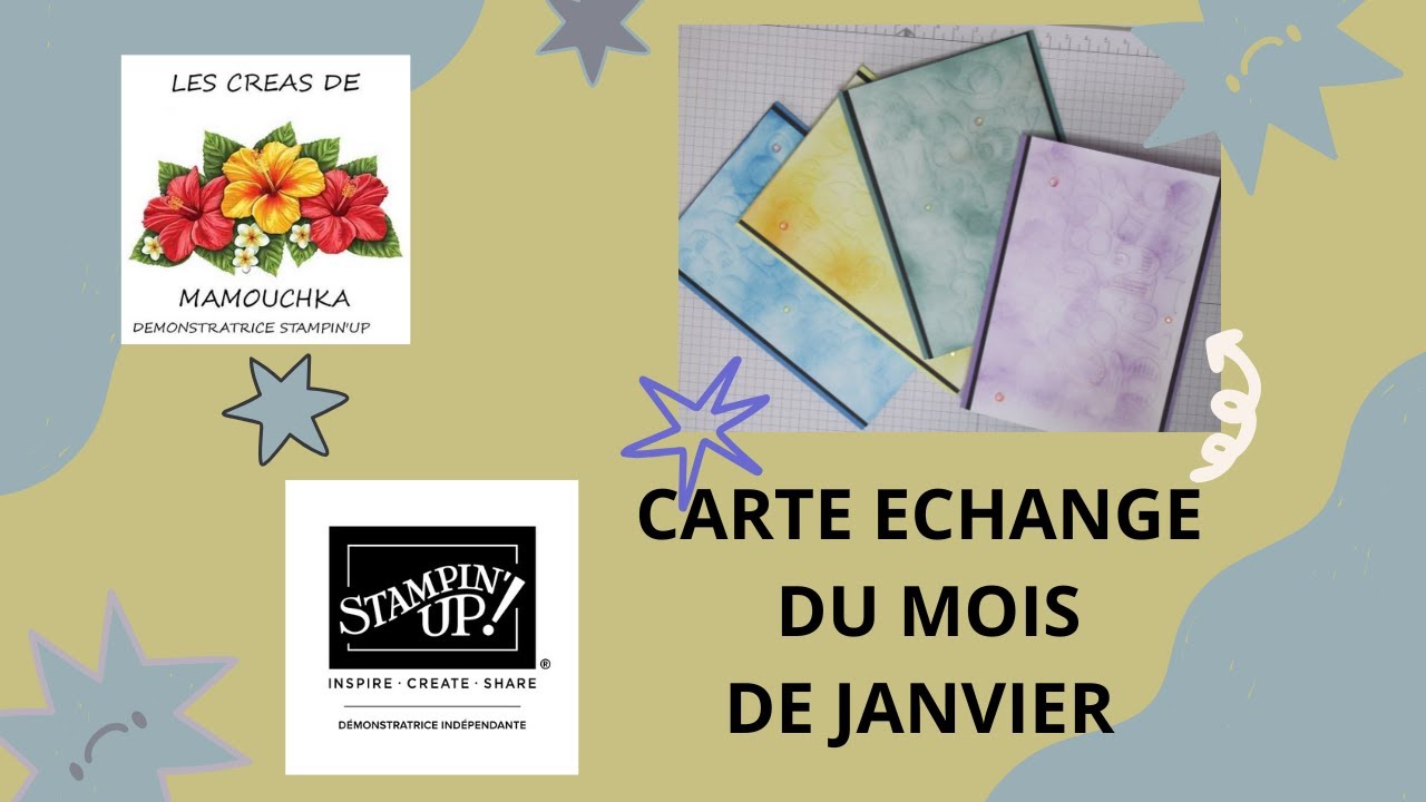 ECHANGE DE CARTE  DU MOIS DE JANVIER
