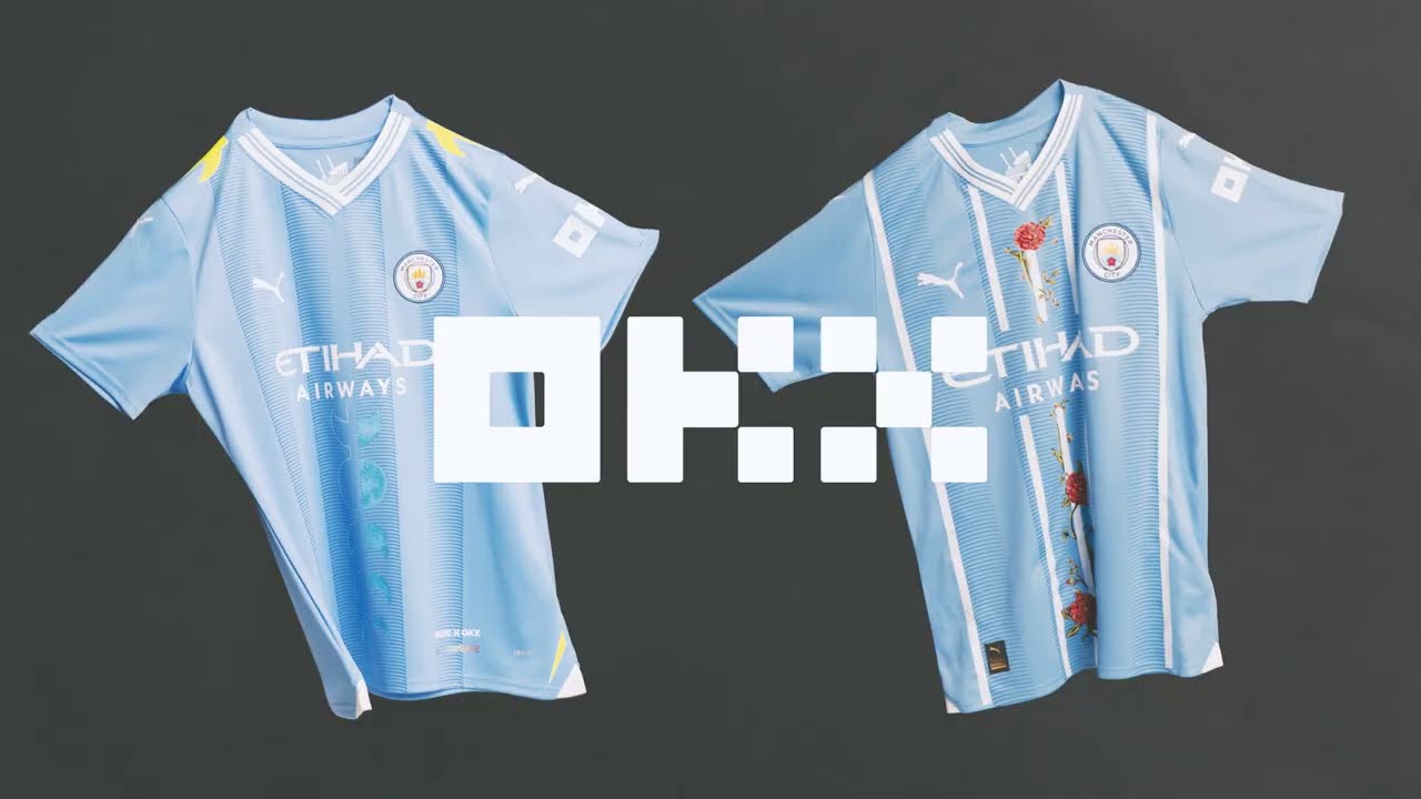 Manchester City x OKX limited edition printing with Kitlocker.com