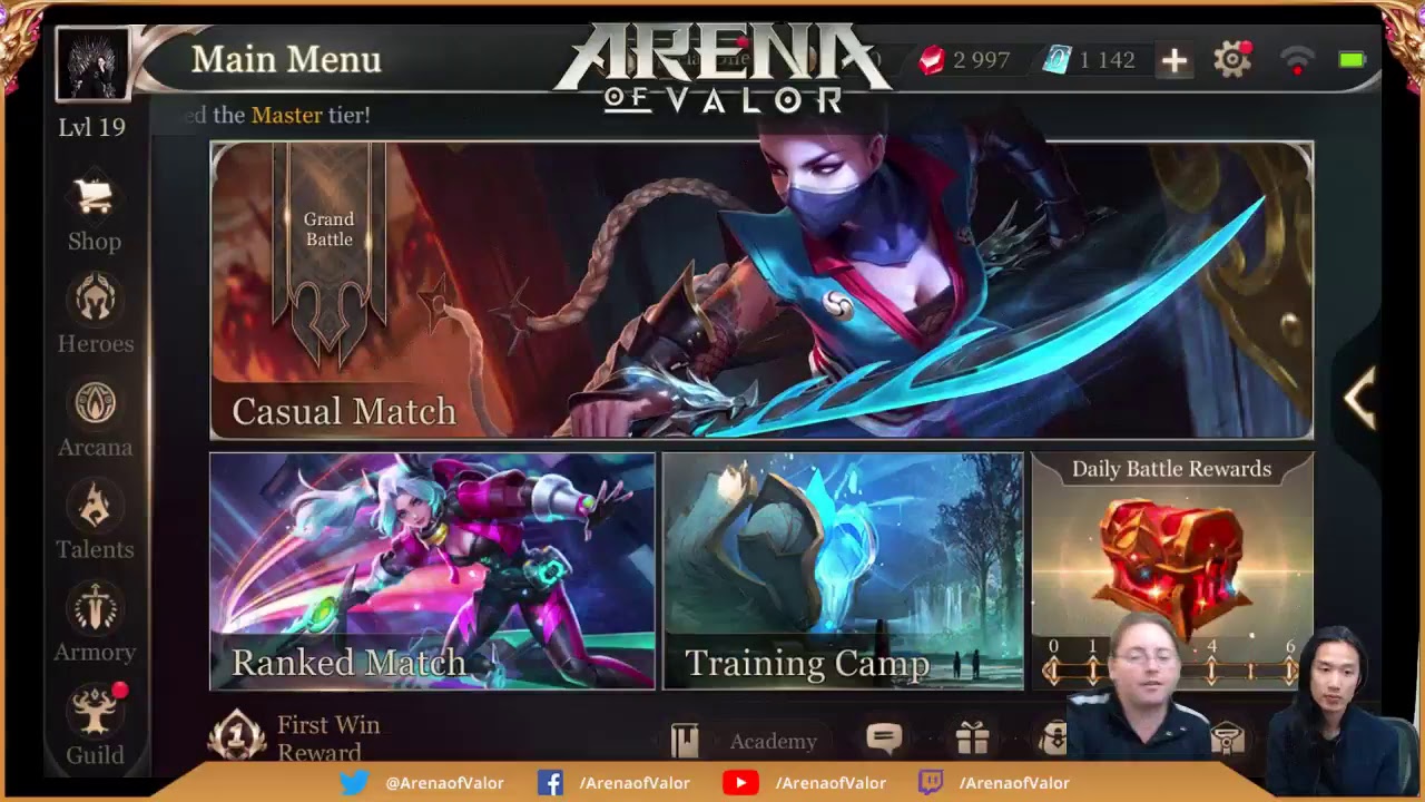 Arena of Valor Live Stream & Contest! - 9/29/17