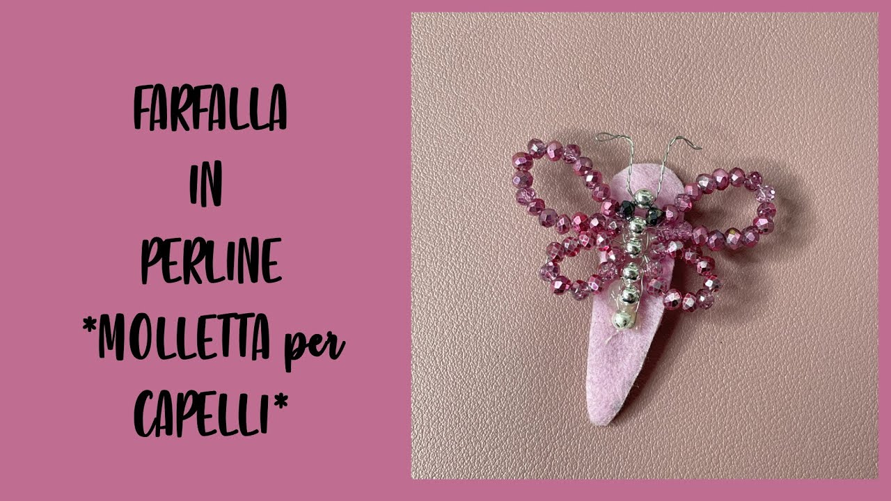 Tutorial: Farfalla in perline *Molletta capelli*