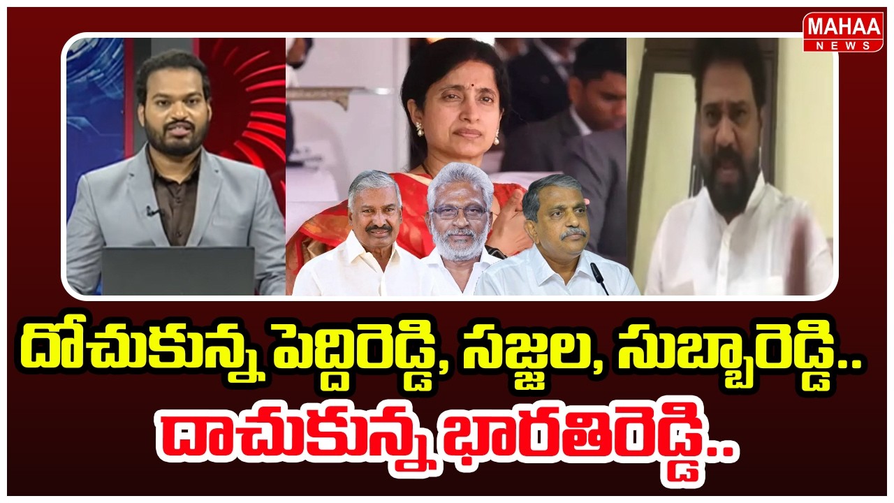దోచుకున్న పెద్దిరెడ్డి, సజ్జల, సుబ్బారెడ్డి.. దాచుకున్న భారతిరెడ్డి.. | Vijay Shekar Comments On YCP