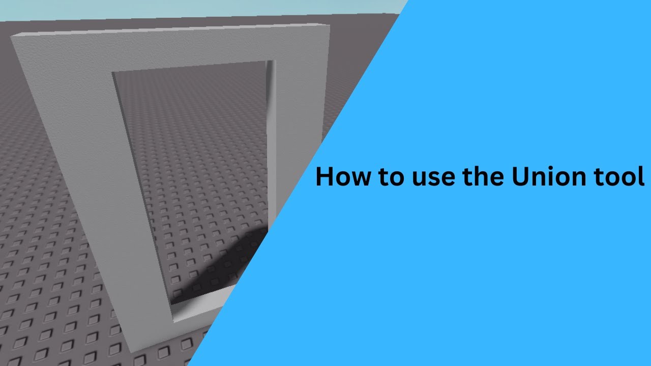How to use the Union tool