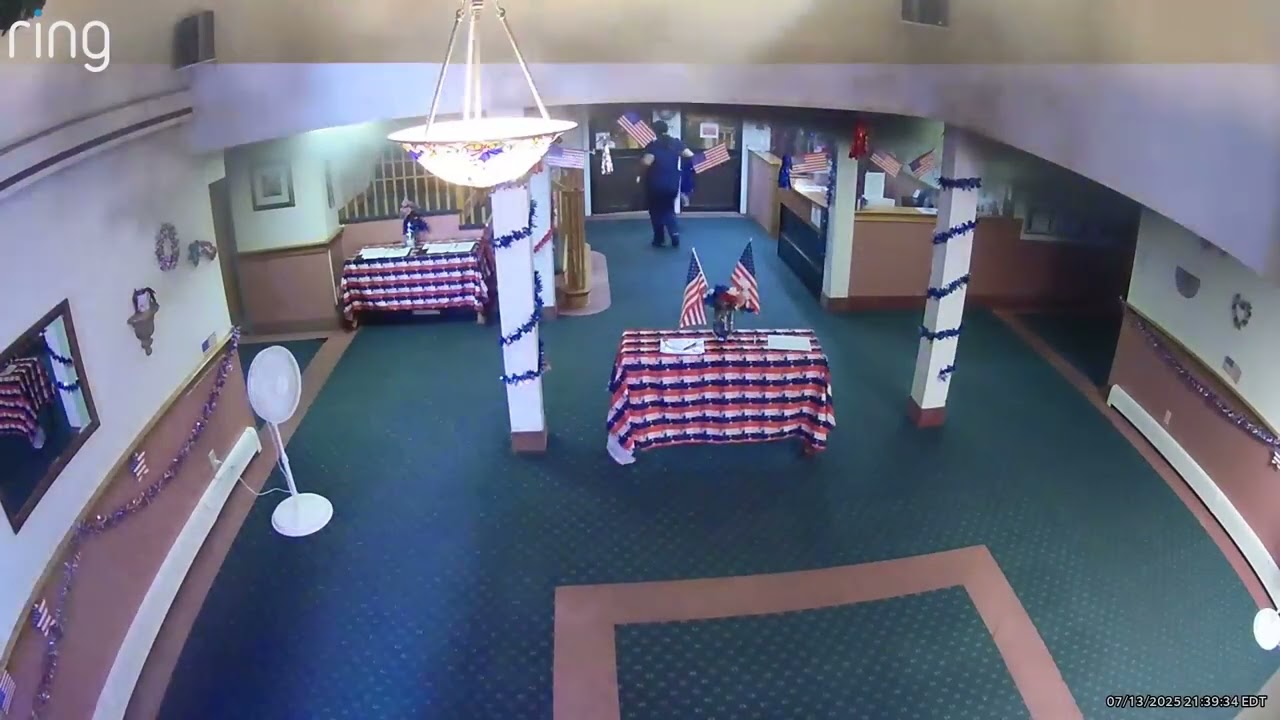 Video footage from inside Gabriel House from night of deadly July 2025 fire in Fall River