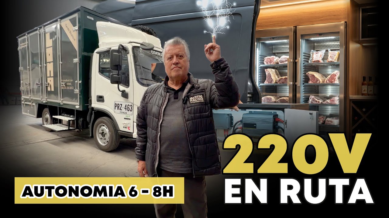 TIENDA MÓVIL de CARNES 🥩⚡ Neveras 220V + Baterías LITIO (6–8h)… ¿Cómo lo lograron?
