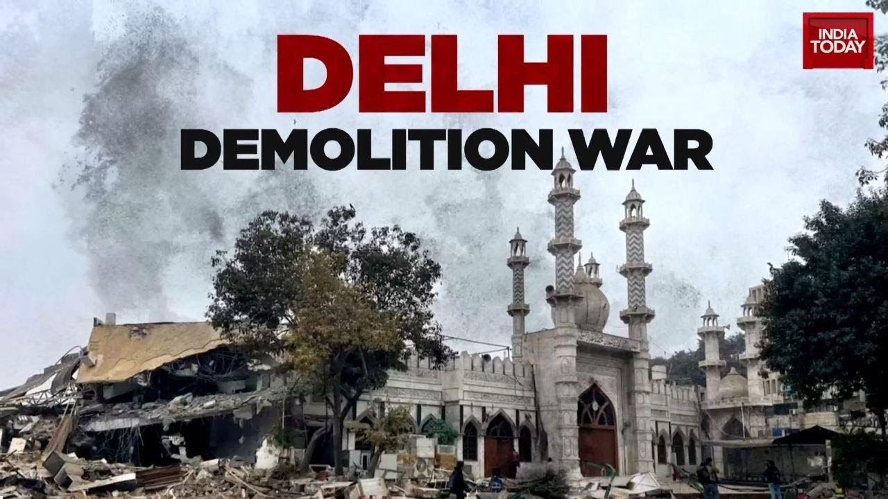 Turkman Gate Violence: 5 Arrested After Stone Pelting During Court-Ordered Demolition| Ground Report