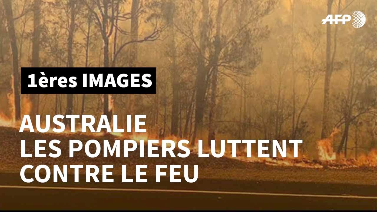 Incendies en Australie: les pompiers luttent contre le feu | AFP Images