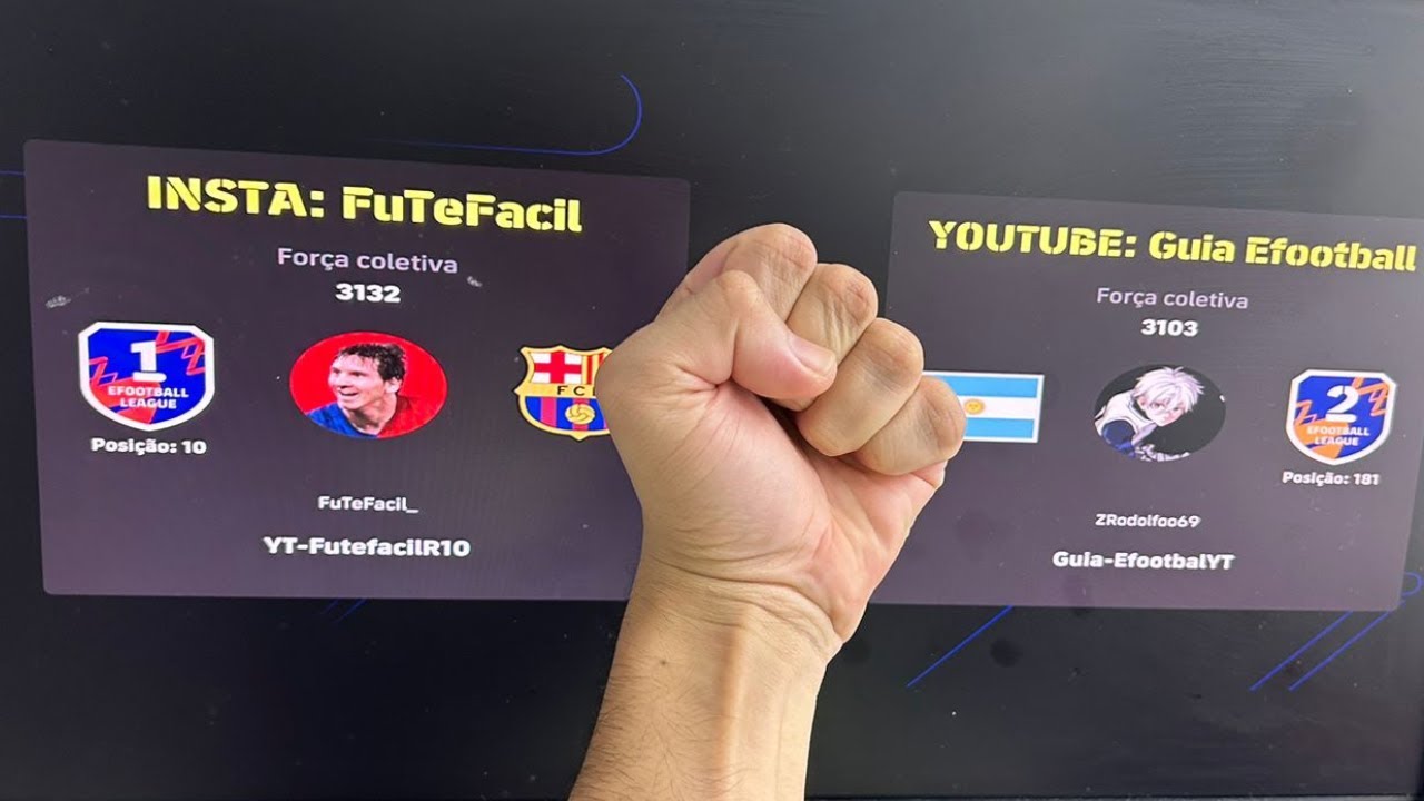 REVANCHE! Guia Efootball VS TOP (10) Futefacil R10 - eFootball 2024