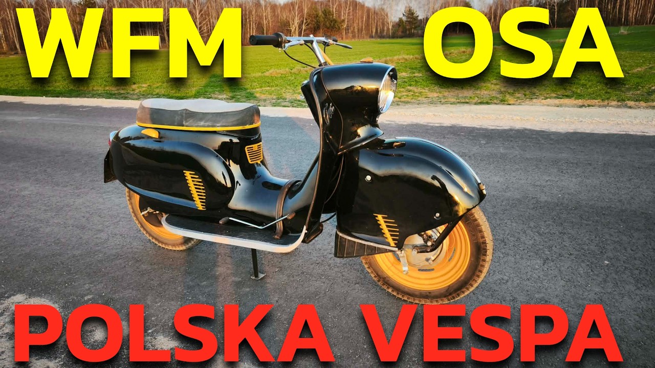 Polska Vespa - WFM Osa M50 jazda i prezentacja