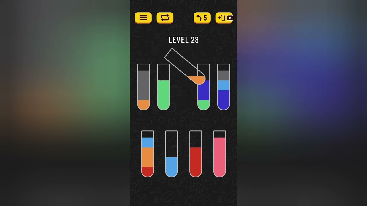 Water Sort Puzzle - Level 28