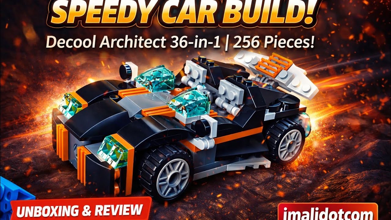 🔥 Быстрая сборка автомобиля! | Decool Architect 36-в-1 (3122) | Распаковка и обзор 256 деталей #i...