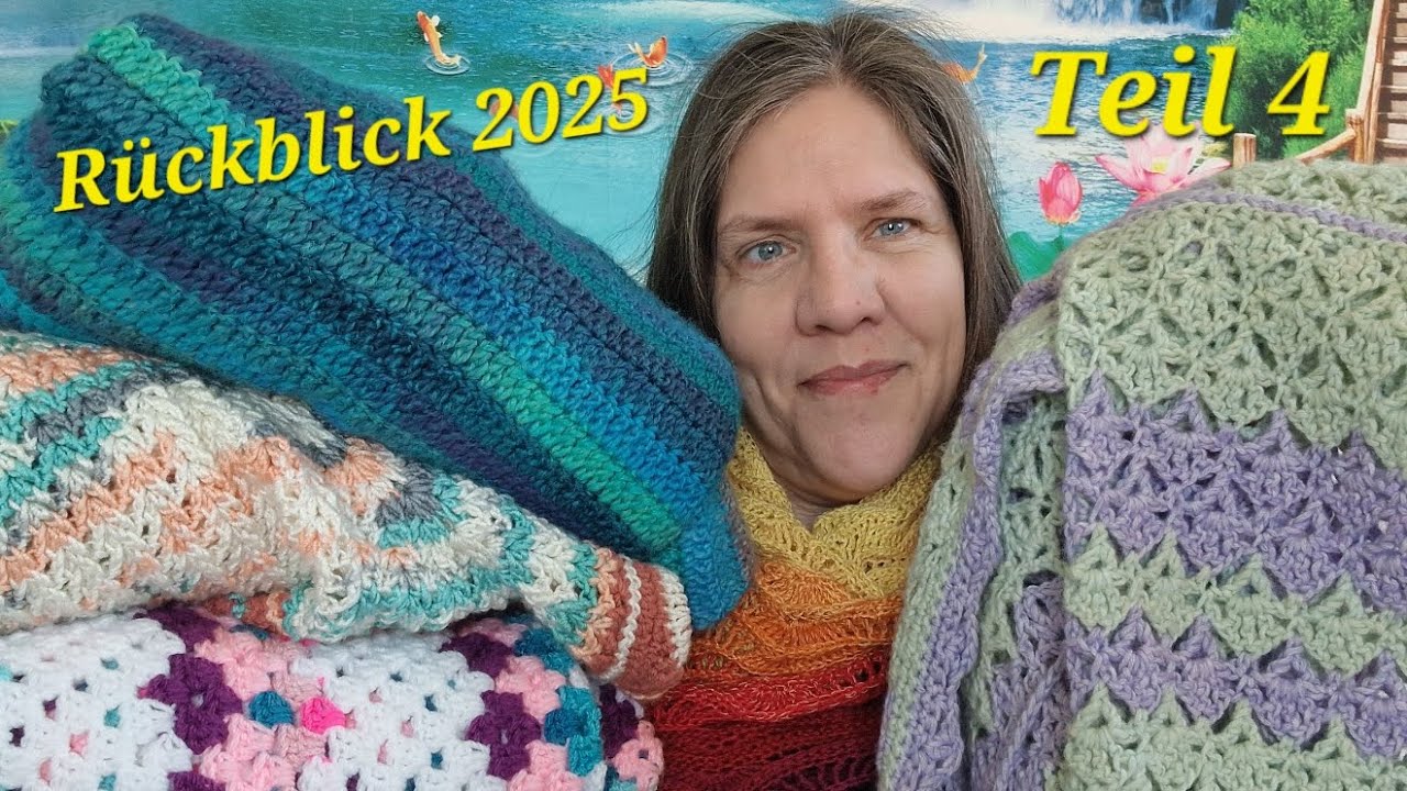 Rückblick 2025 Teil 4: Jacken und ein Dreieckstuch!! 🧥🧥🧥🧶🧶🧶 #häkeln #crochet #love 