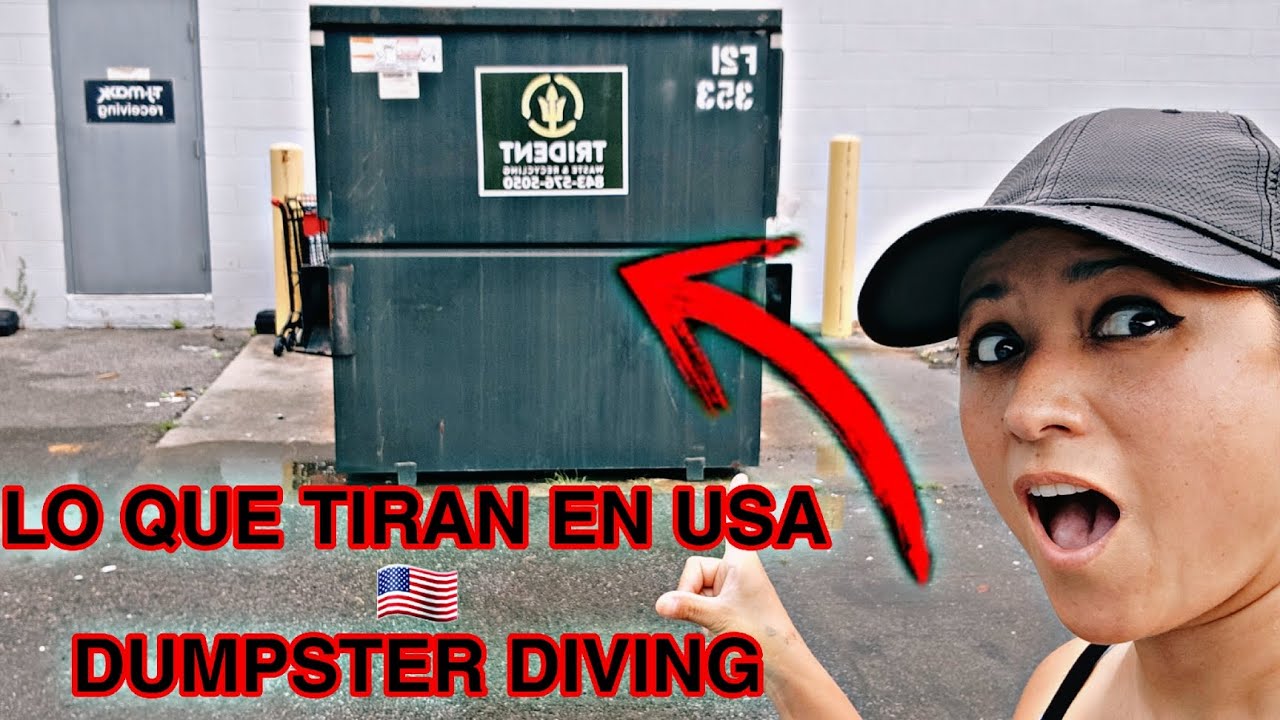 Lo que tiran en USA DUMPSTER DIVING 🔥