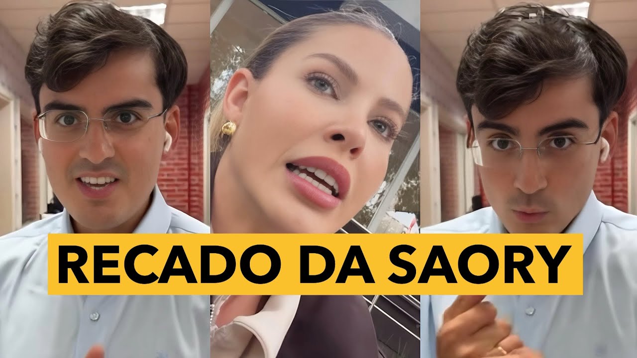 Saory quebra o silêncio sobre comentários e Dudu Camargo surge mais cedo no Link Podcast