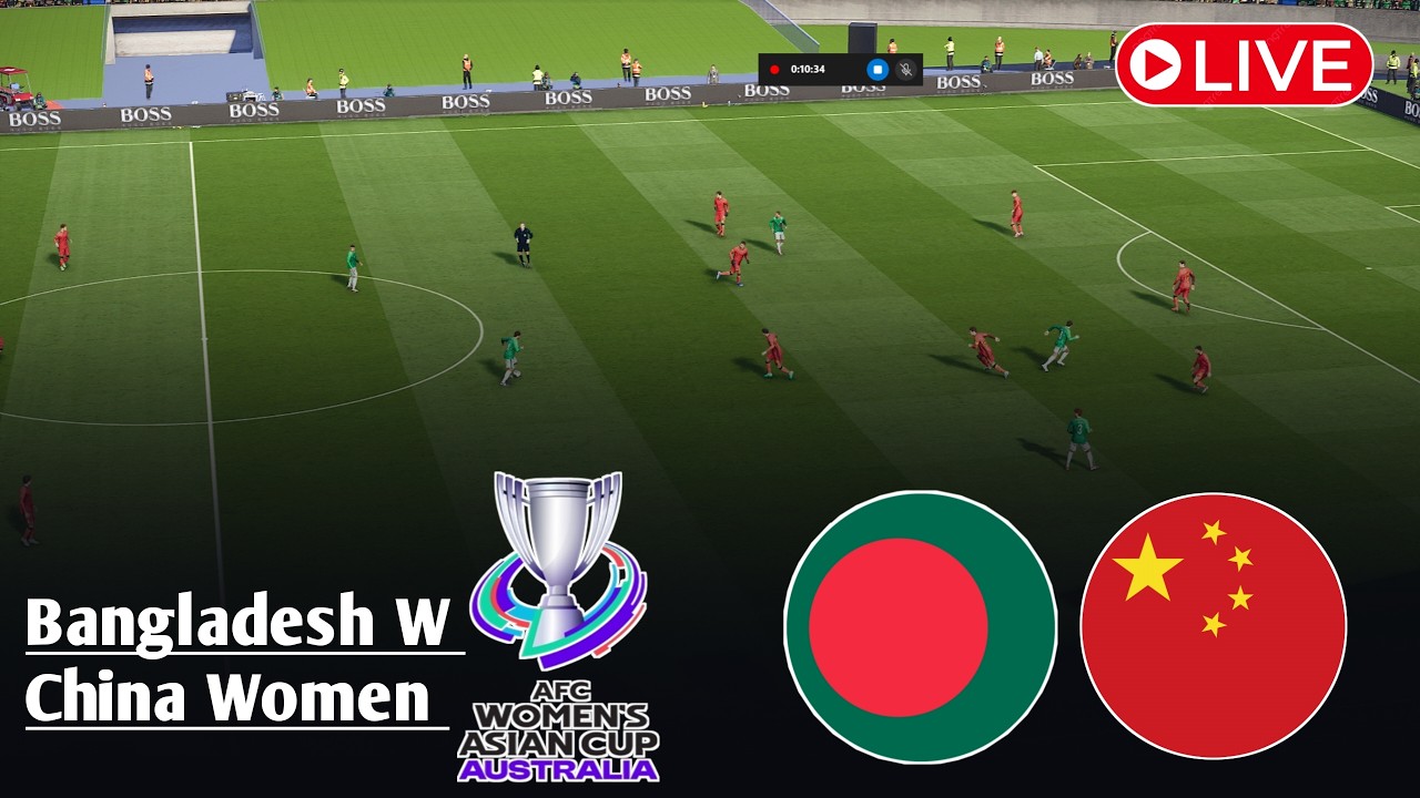 LIVE: Bangladesh vs China Women  | AFC Women's Asian Cup 2026 | Watch efootball Gameplay