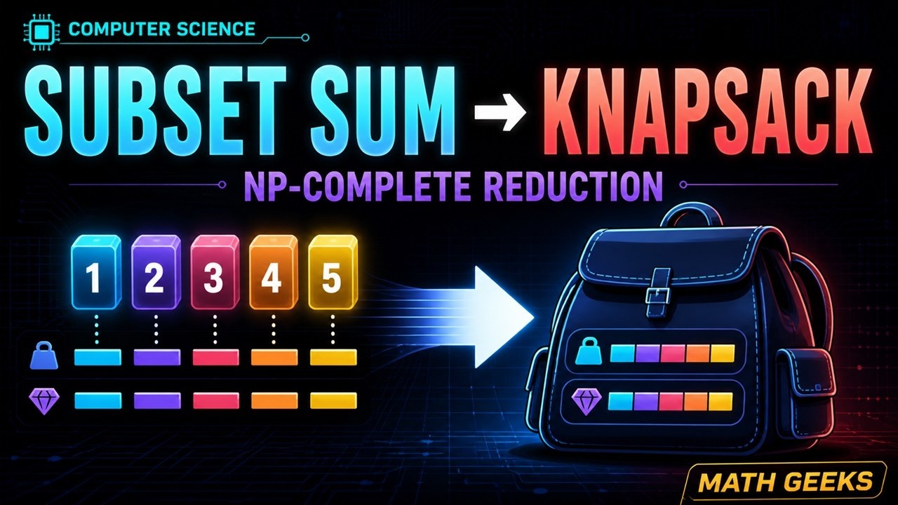 NP reduction from subset sum to Knapsack