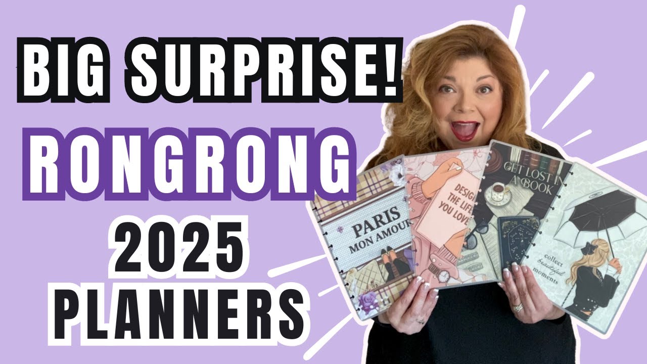 Planners Designed by Planners! Rongrong's 2025 Planner and Holiday Release Part 1