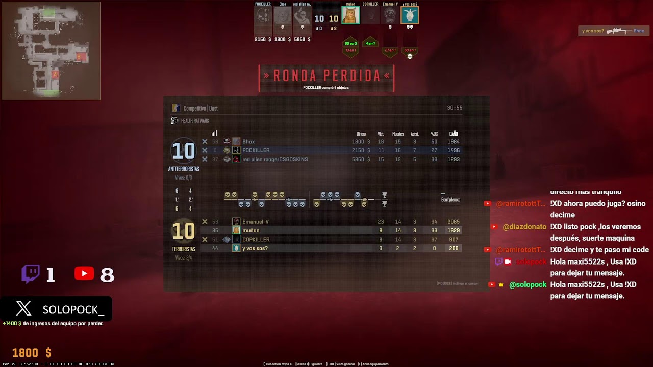 COUNTER STRIKE 2 - DOS CONEJO DE CHISTERA !!! LIVE - GAMEPLAY - ESPAÑOL