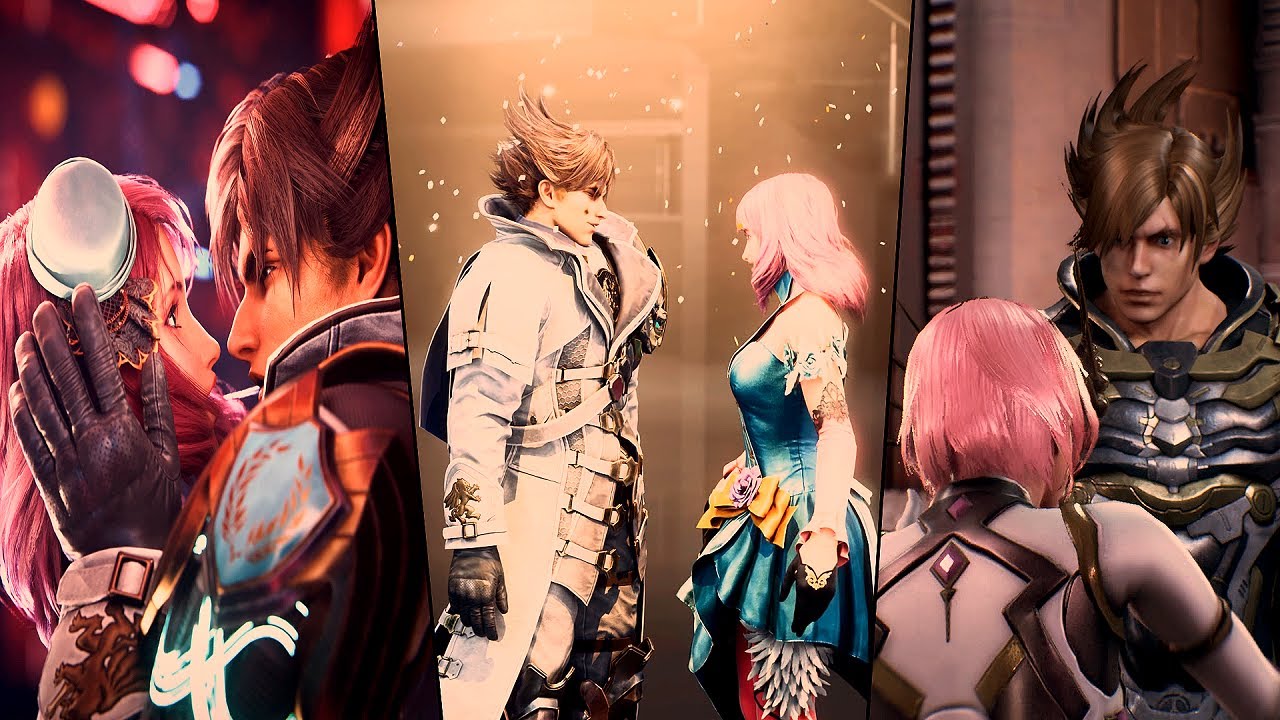 TEKKEN SERIES - All Alisa and Lars romance scenes compilation (1080p)