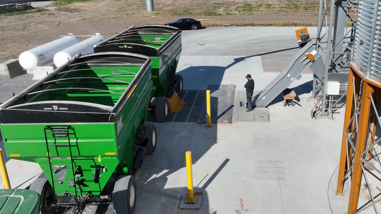 CANADIAN FARMER - MAJOR INVESTMENT. BUILDING YOUR OWN - Grain bin storage and  dryer facility.