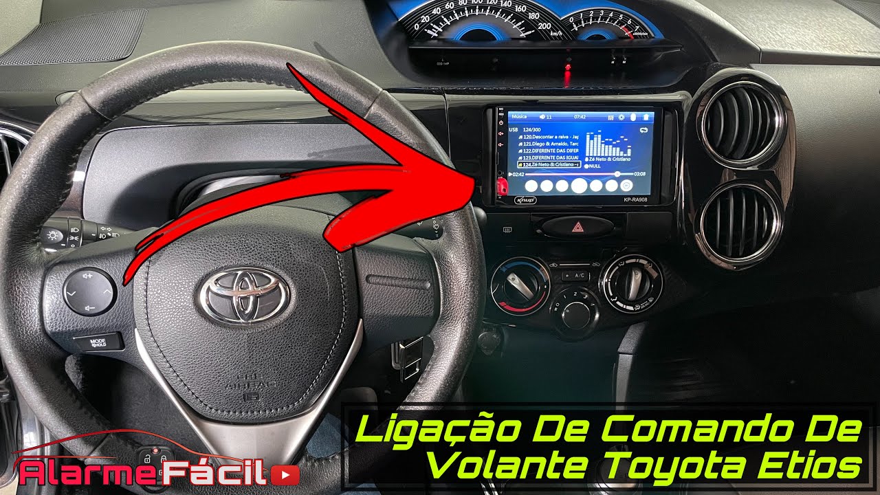 Esquema de Ligação Comando de Volante Toyota Etios ☑️