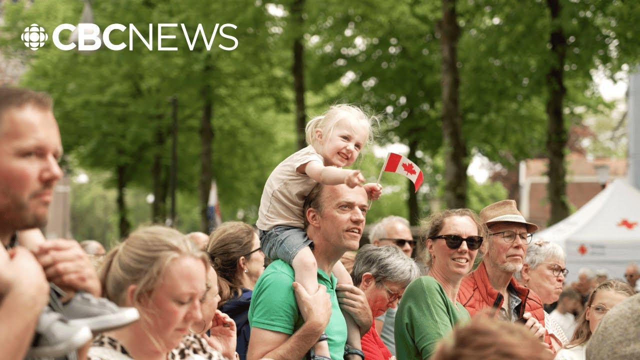 Crowds line streets to thank Canadian veterans in Netherlands