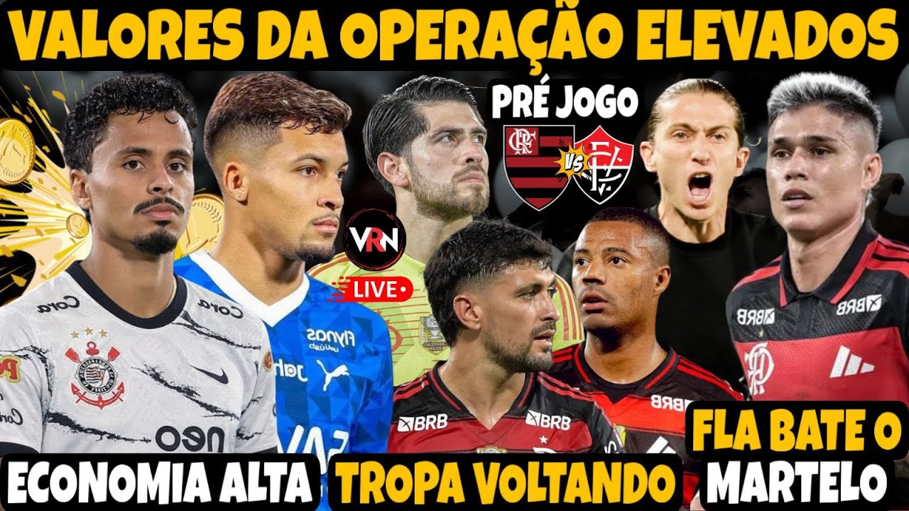 FLA BUSCA OS PRIMEIROS 3 PONTOS DO BR FORA DE CASA! VALORES ALTOS DA OPERAÇÃO! L.A FICA E+