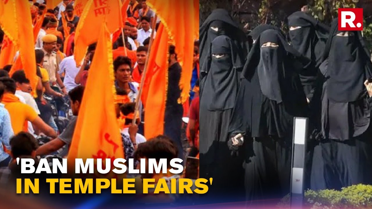 Hijab Controversy: Bajrang Dal Calls For Boycotting Muslims From Entering Temple Fair In Bengaluru