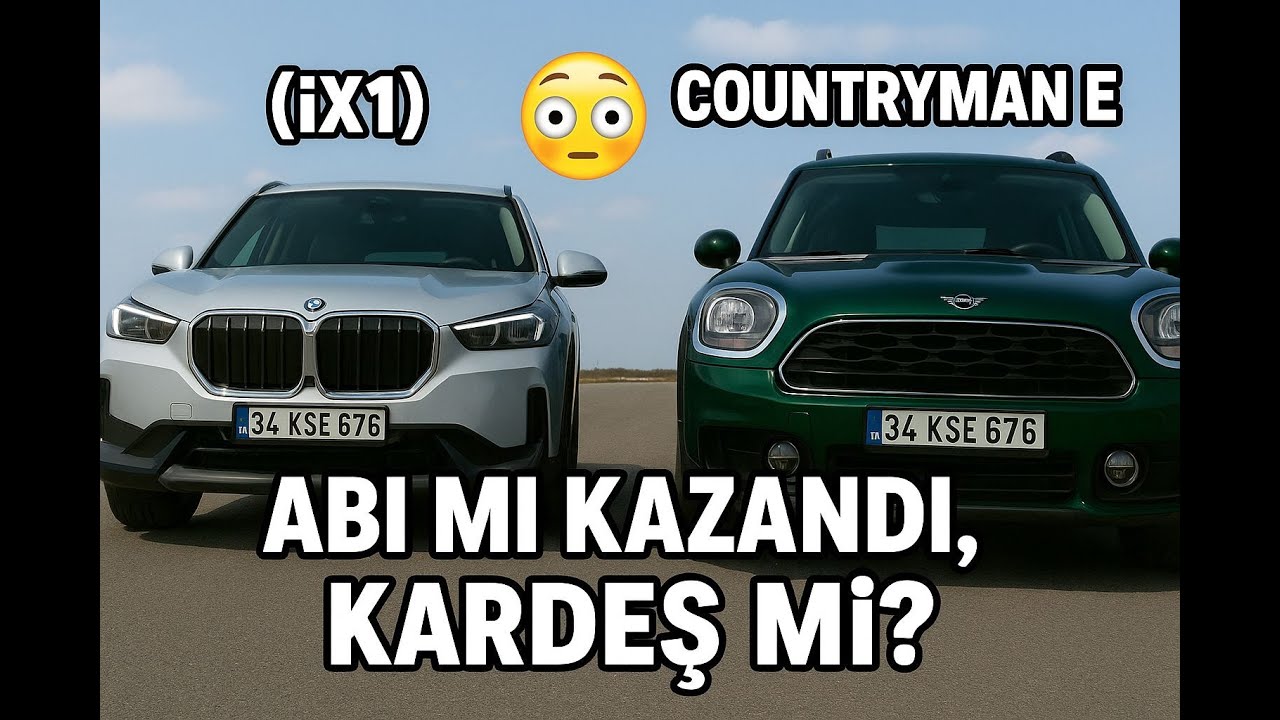 Aynı Aile, Farklı Karakterler! iX1 vs Countryman E Tüketim Yarışı. Daha Yavaş Daha Öfkeli : )