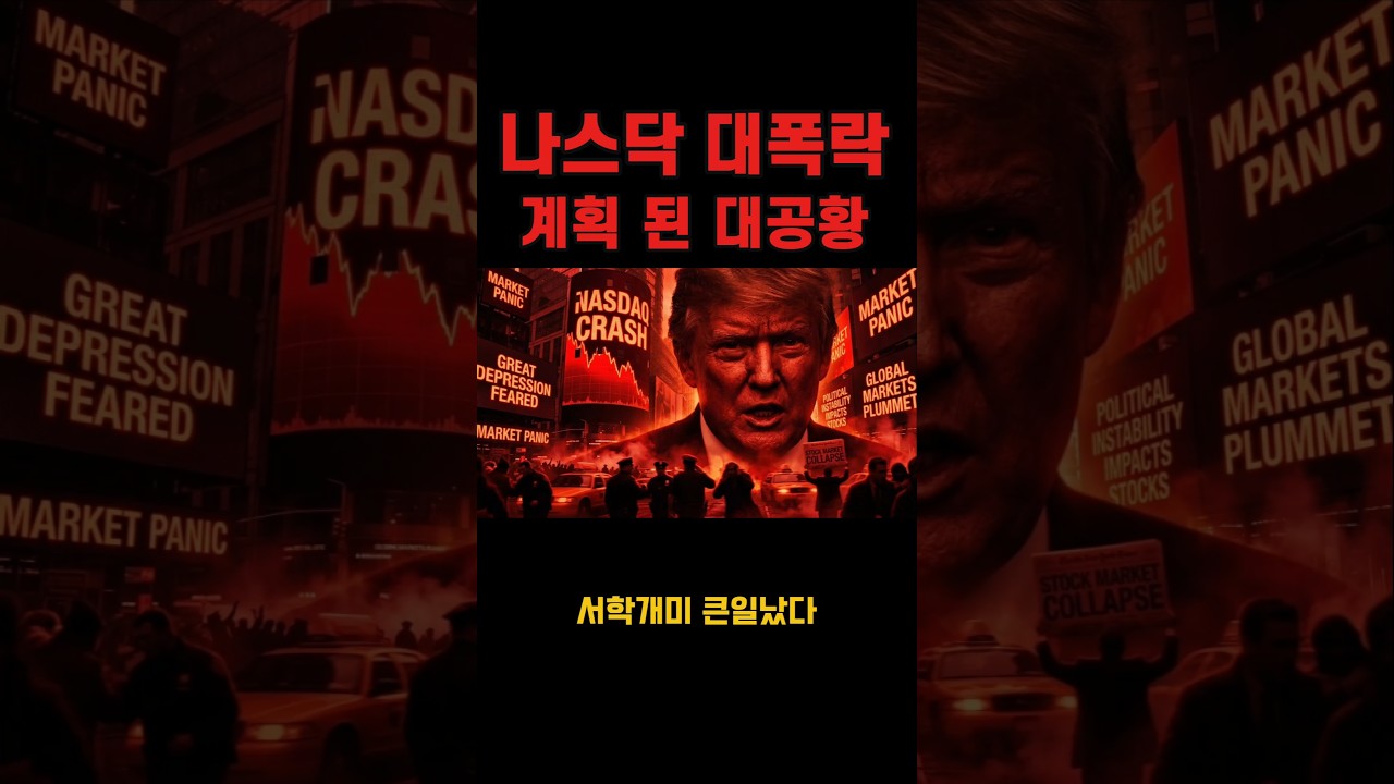 계획 된 나스닥 대공황 (주식, 경제, 재테크) #shorts