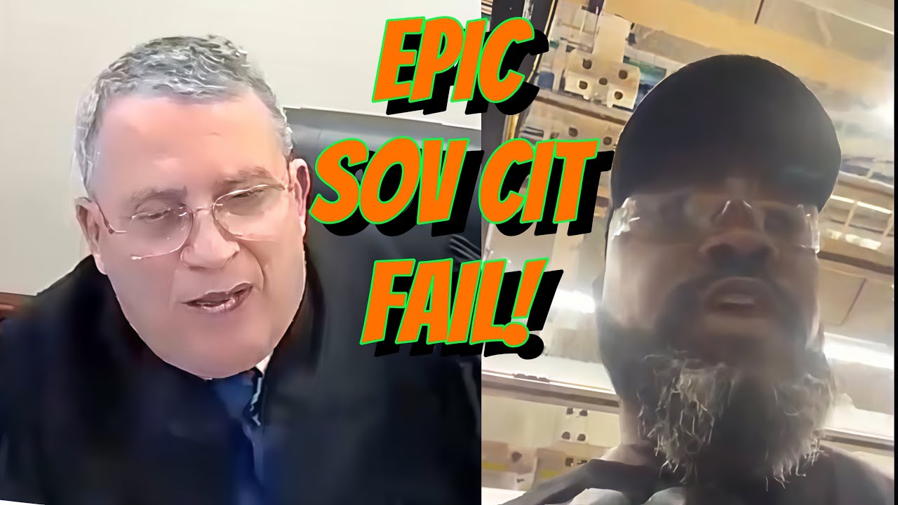 Sovereign Citizen Melts Down in Court — Judge Ends the Nonsense FAST