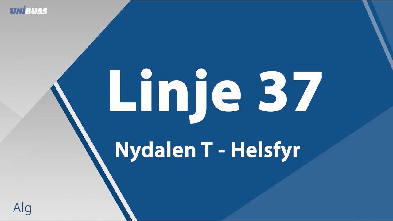 Linje 37 Nydalen T - Helsfyr