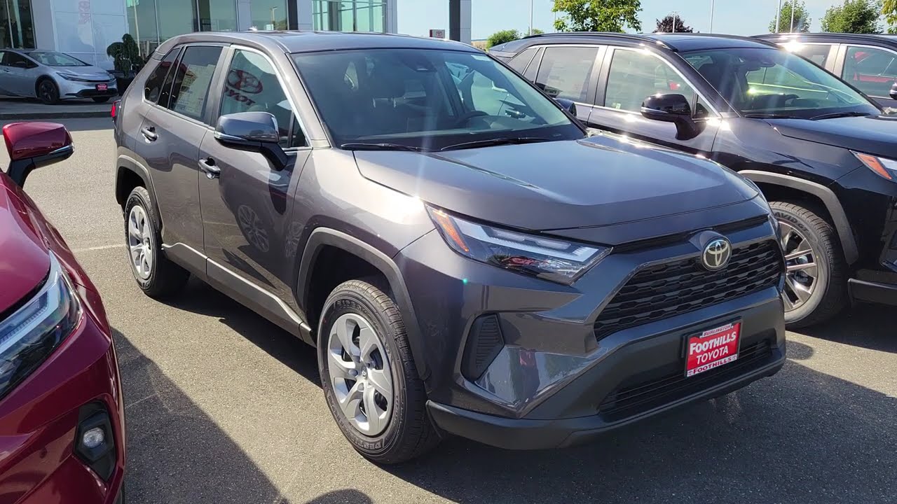 2025 Toyota RAV4 LE in Magnetic Gray Metallic Exterior