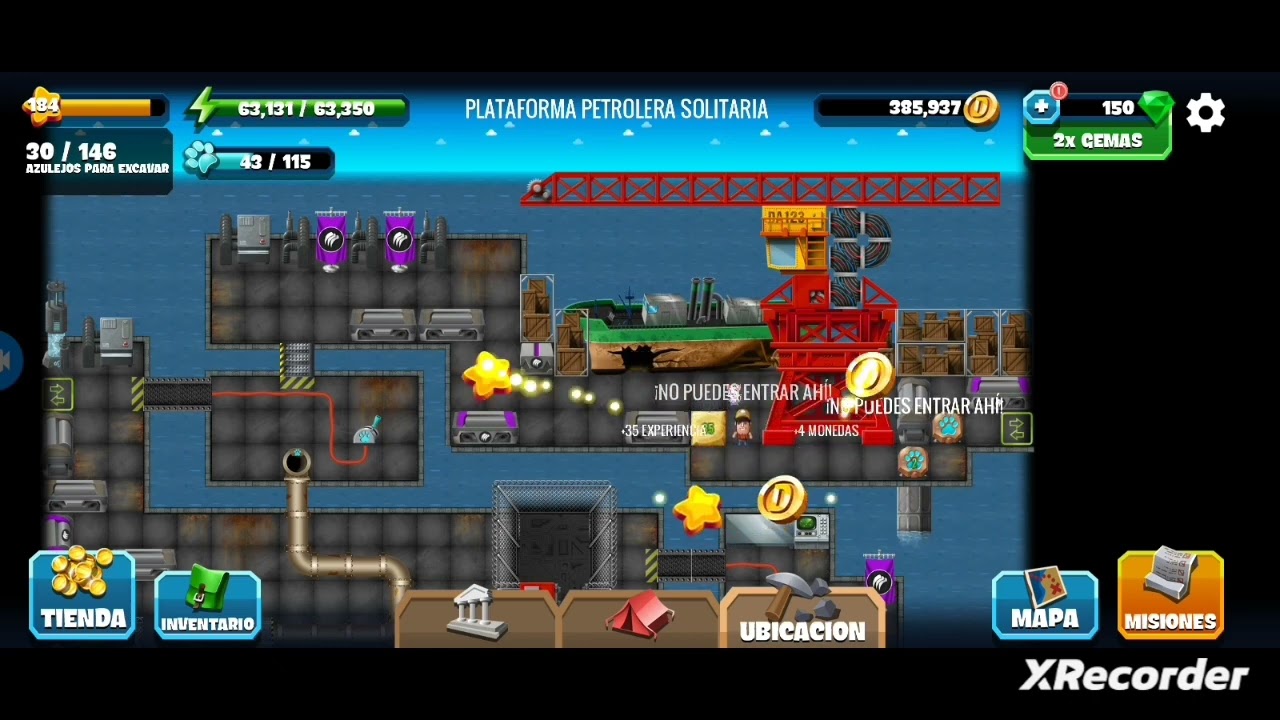 Diggy's adventure | Mascotas: Plataforma petrolera solitaria