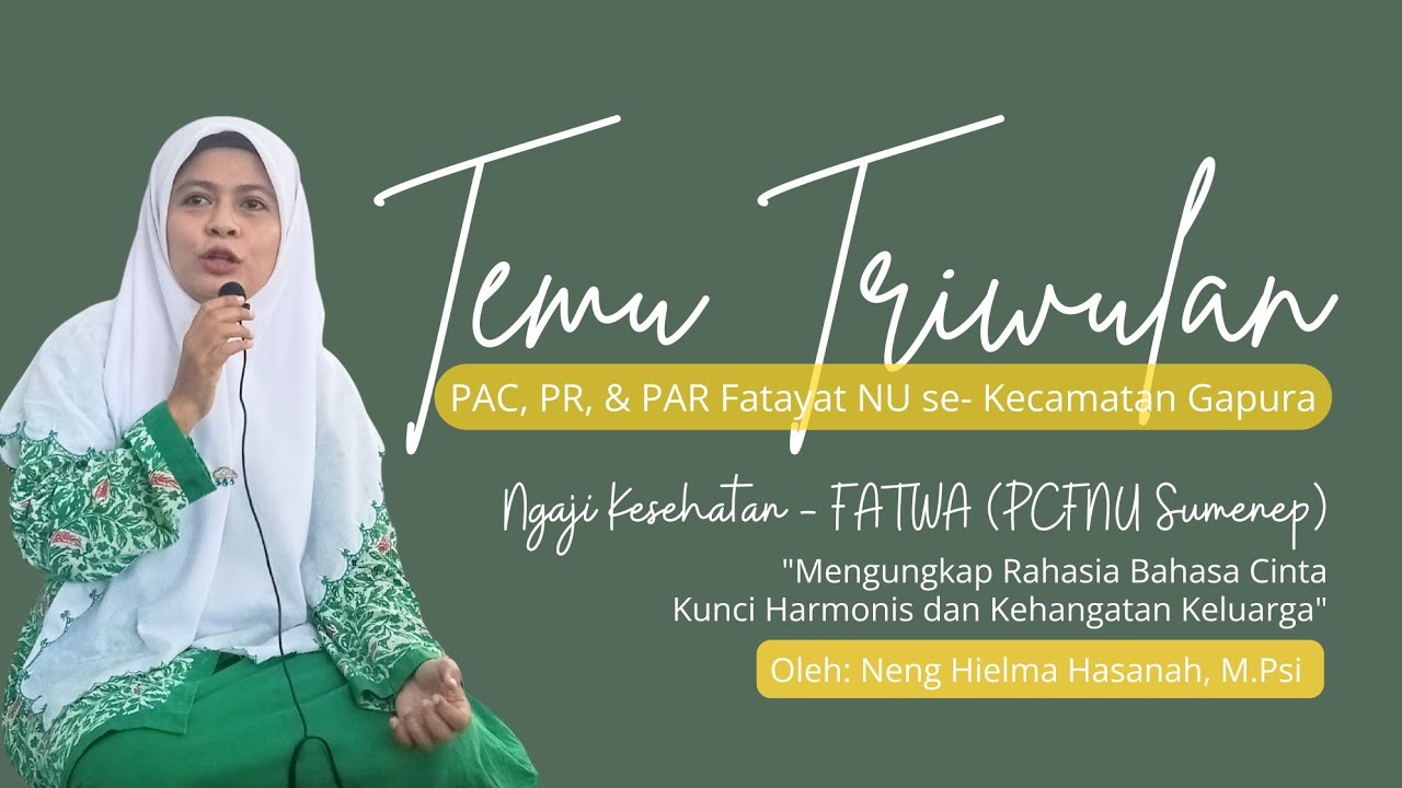 (🔴Live) Mengungkap Rahasia Bahasa Cinta Kunci Harmonis dan Kehangatan Keluarga - Neng Hielma
