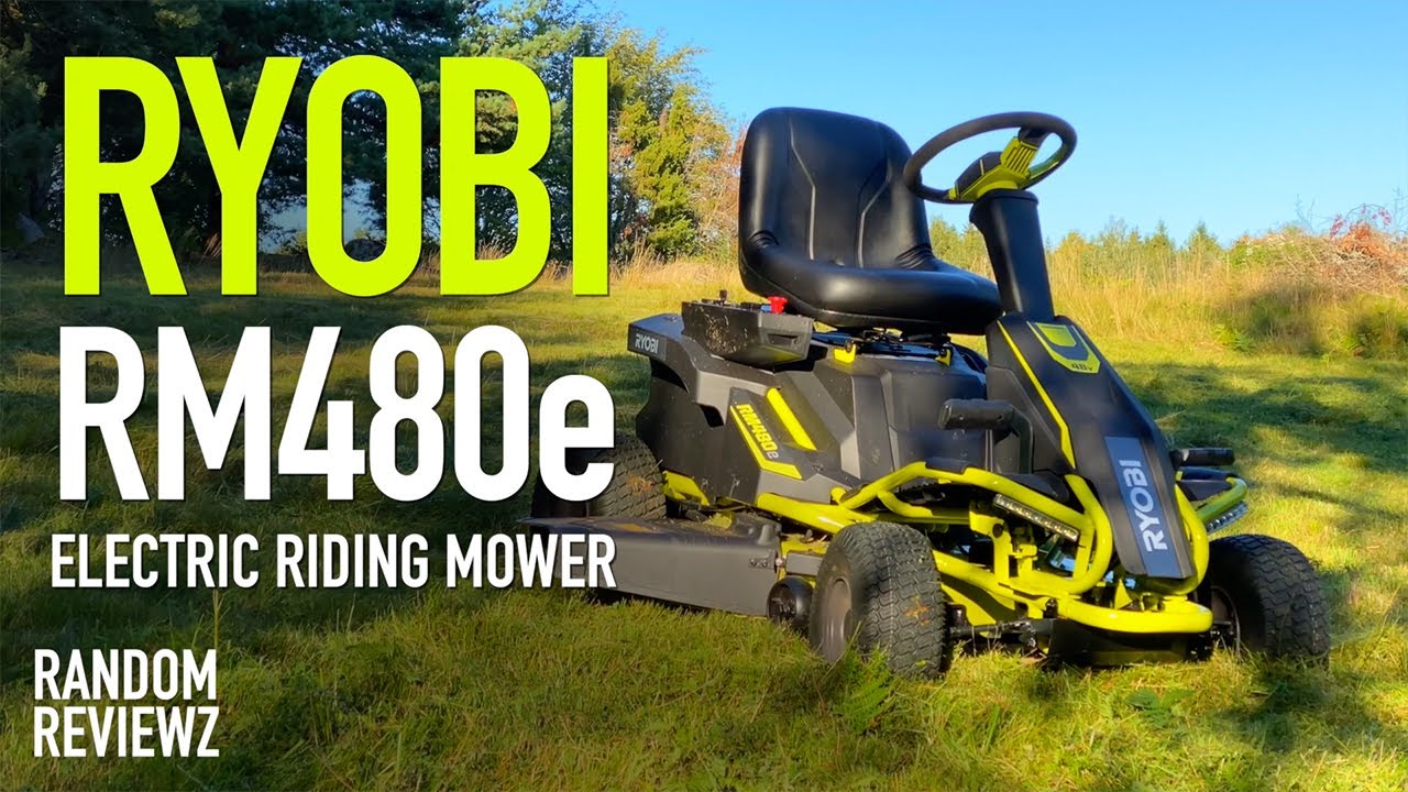 Best Electric Riding Mower? RYOBI RM480e Review
